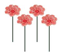 Bee Watering Station, Ceramic Bee Waterer, Flower Garden Stake