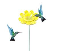 Bee Watering Station - Colorful Bee Waterer, Flower Shaped Garden Art