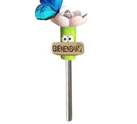 Bee Watering Station - Colorful Flower Shaped Butterfly Bowl, Decorative Resin Garden Hydration Cup with Vibrant Petal Design, Safe Aquatic Drinking Point, Ideal for Outdoor Porch and Yard