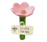 Bee Watering Station - Flower Shaped Outdoor Feeder | Butterfly and Pollinator Drinking Bowl with Petal Design, Ideal for Garden, Backyard, Farm, Patio, Lawn, Balcony, Planter, Courtyard