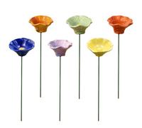Bee Watering Station | For Garden 6 Pieces Flower Garden Bee Bath