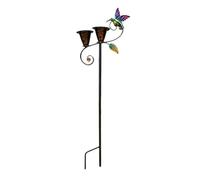 Bee Watering Station - Metal Garden Bath Plate | Ground Stake Feeder