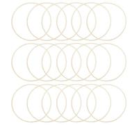 Beebeecraft 1 Scatola 20 Pezzi 40mm Anelli di Collegamento 24k Placcato Oro Liscio Anello Singolo Cerchio Cornici Catena Chiave Collegamenti Chiusi Connettore Anelli per Il Braccialetto Collana