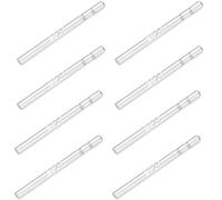 Beebeecraft 1 scatola 30 pezzi 0.8mm di Spessore Doppio Intaglio Post 925 orecchini A Perno In Argento Sterling Perni per Unghie-Perni per Orecchini Perni per Orecchini Risultati per Piercing Alle