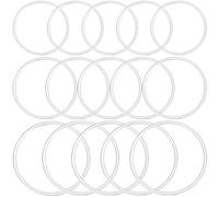 Beebeecraft 1 Scatola 30 Pezzi 22/25/30mm Anelli di Collegamento Argento Sterling Placcato Anello Singolo Liscio Cornici A Cerchio Piccolo Portachiavi Maglie Chiuse Anelli di Collegamento Braccialetti