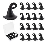 Beebeecraft 1 Scatola di 30 ciondoli per Cappello Mago in Lega 3D Cappello Magico ciondoli ciondoli a Tema Halloween Natale Gioielli per Fare Risultati per Orecchini Fai da