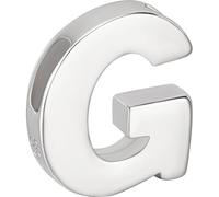 Beebeecraft Perlina con Lettera G In Argento Sterling Lettera Maiuscola Alfabeto Perlina con Iniziale Collana Braccialetto Ciondolo per La Creazione di Gioielli