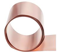 Beebeecraft Rotoli di Fogli di Rame Da 2 m Rotoli di Fogli di Rame Sottile Puro Da 50x1000x0.05mm