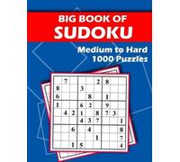 Beeboo Puzzles Big Book of Sudoku - Medium to Hard - 1000 Puzzles (Tascabile)