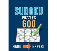 Beeboo Puzzles Sudoku 600 Puzzles Hard to Expert (Tascabile)