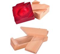 Beech Lu Ban Puzzle Box Sblocca Rompicapo per Ragazzi e Ragazze Adulti Gioco Creativo Fai da Te Antistress Sviluppo delle AbilitÃ Logiche