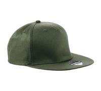 Beechfield - 5-Panel Snapback Rapper cap - Olive Green - One Size