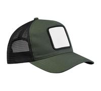 Beechfield - AppliquÈ Patch 5-Panel Trucker - Olive Green/Black - One Size