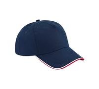 Beechfield Authentic Cappellino con Bordo Colorato