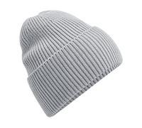 Beechfield B384R Oversized Cuffed Beanie - Light Grey