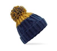 B437 Apres Beanie (Oxford Navy/Mustard)
