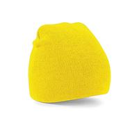 Beechfield Originale Pull-on Beanie Cappello, Giallo, Taglia Unica Unisex-Adulto