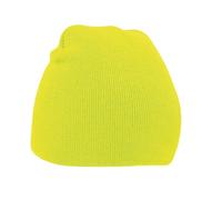 Beechfield Berretto B44 Originale Pull-On Giallo Fluorescente Taglia Unica Unisex-Adulto