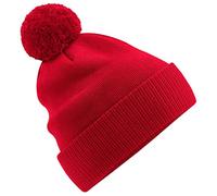 Beechfield B450N Organic Cotton Snowstar Beanie - Classic Red
