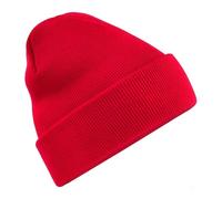 Beechfield B45R Recycled Original Cuffed Beanie - Classic Red