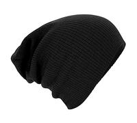 Beechfield B461.Blk Slouch, Cuffia Unisex, Black, Taglia Unica