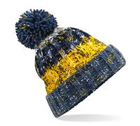 Beechfield B486 Corkscrew Pom Pom Beanie - Morning Frost