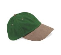 Beechfield B57 Cappellino Baseball Low Profile in Cotton Drill Rosso