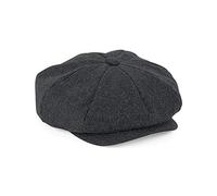 Beechfield B629 Melton Wool Baker Boy cap - Size L/XL
