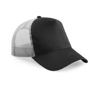 Beechfield B640 Half Mesh Trucker Cotton Front Panel Peak Baseball Cap Hat
