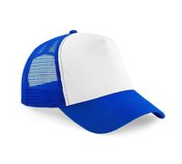 Beechfield B640 Half Mesh Trucker Cotton Front Panel Peak Baseball Cap Hat