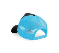 Beechfield B640 Half Mesh Trucker Cotton Front Panel Peak Baseball Cap Hat