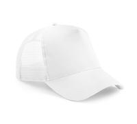 Beechfield B640 Half Mesh Trucker Cotton Front Panel Peak Baseball Cap Hat
