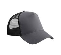 Beechfield B640 Half Mesh Trucker Cotton Front Panel Peak Baseball Cap Hat