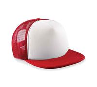 Beechfield B645B Cappello Da Baseball Snapback Vintage Per Bambini Con Rete