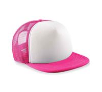 Beechfield B645B Cappello Da Baseball Snapback Vintage Per Bambini Con Rete