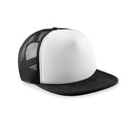Beechfield B645B Cappello Da Baseball Snapback Vintage Per Bambini Con Rete