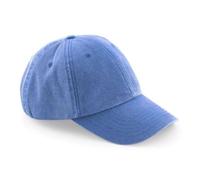Beechfield® B655 Cappello Vintage Basso Profilo - Blu Fiordaliso, Blu Fiordaliso Vintage, Taglia unica