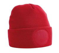 Beechfield - Beechfield Circular Patch Beanie, Basco Unisex - Adulto