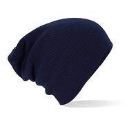 Beechfield - Berretto con visiera, taglia unica, colore: Blu navy francese
