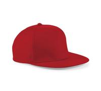 Beechfield, berretto da rapper a 5 pannelli Red Taglia unica