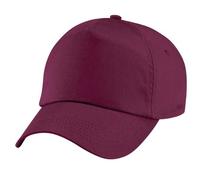 Beechfield - Cappellino 100% Cotone - Unisex (Taglia unica) (Bordeaux)