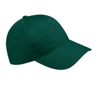 Beechfield - Cappellino 100% Cotone - Unisex (Taglia unica) (Verde bottiglia)