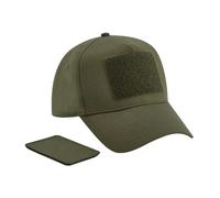 Beechfield Cappellino Baseball 5 Pannelli In Cotton Con Patch Rimuovibile
