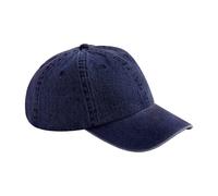 Beechfield Cappellino Da Baseball Semplice Jeans (PC8044)