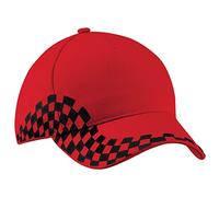 Beechfield - Cappellino Gran Premio (Taglia unica) (Rosso)
