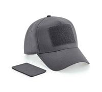 Beechfield Cappello Baseball 5 Panel In Tela Di Cotone Regolabile Rimovibile