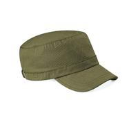 Beechfield Cappello Militare In Cotone Nero Verde Grigio Blu O Beige