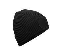 Beechfield Cappello Beanie Patch B332 Moda Circolare, Nero , Taglia unica