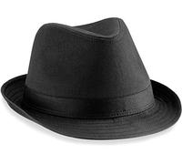 Beechfield, elegante cappello modello Borsalino, unisex, per adulti Black Small / Medium