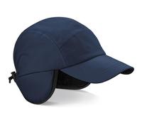 Beechfield Impermeabile Fodera Pile Cappellino Baseball Visiera Con Paraorecchie